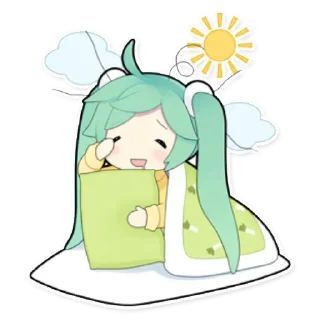 ☺️ emoji Hatsune Miku Telegram sticker 14 of 40