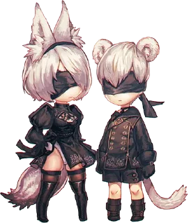 🐰 emoji 2B by @Nihilistic Telegram sticker 22 of 37