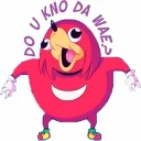 🤔 emoji ugandan knuckles Telegram sticker 8 of 27