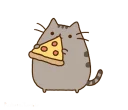 🍕 emoji Pusheen Telegram sticker 17 of 34