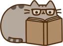 📚 emoji Pusheen Telegram sticker 24 of 62
