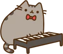 🎹 emoji Pusheen Telegram sticker 11 of 62