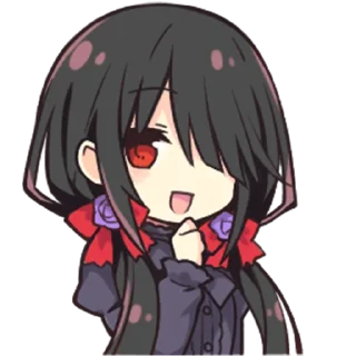 😏 emoji DATE A LIVE @Nekostickerss Telegram sticker 14 of 41