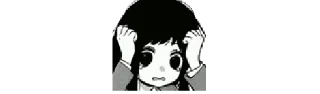 😨 emoji Черный вайб от @ministicers Telegram sticker 9 of 30
