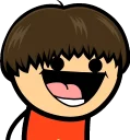 😀 emoji Cyanide and Happiness Telegram sticker 12 of 23