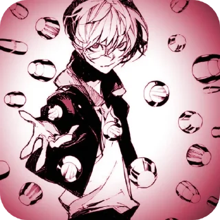 🍒 emoji Chuuya  🍒                            @HI_TS8 Telegram sticker 12 of 30
