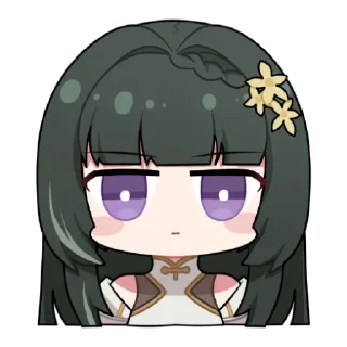 😑 emoji Wuthering Waves Telegram sticker 8 of 24