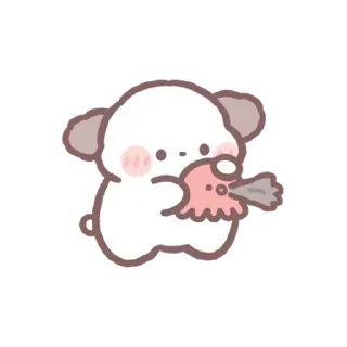 😊 emoji Cute Bear ♡︎ @I1RRN Telegram sticker 13 of 24