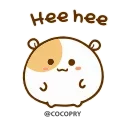 😂 emoji Hamster Bean 🐹@MochaStickers Telegram sticker 6 of 10