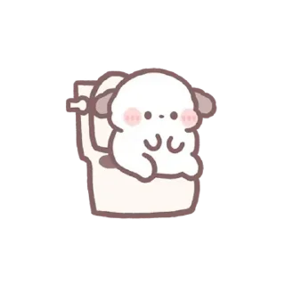 😊 emoji Cute Bear ♡︎ @I1RRN Telegram sticker 17 of 24