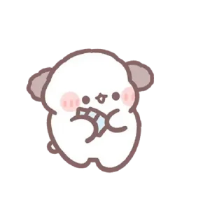 😊 emoji Cute Bear ♡︎ @I1RRN Telegram sticker 24 of 24