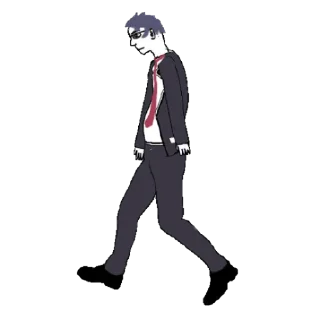 😔 emoji Chaos;Head Telegram sticker 11 of 19