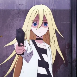 😱 emoji Angels Of Death Telegram sticker 14 of 40