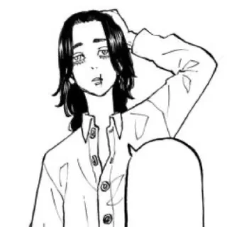 🤔 emoji tokyo revengers Telegram sticker 20 of 30
