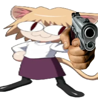 🔫 emoji неко арк\ тобто Гуренья :3 Telegram sticker 7 of 13