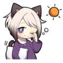 🌞 emoji siamese neko Telegram sticker 6 of 40