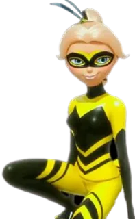 💛 emoji Queen Bee - Miraculous : @Characters_stickers Telegram sticker 10 of 28