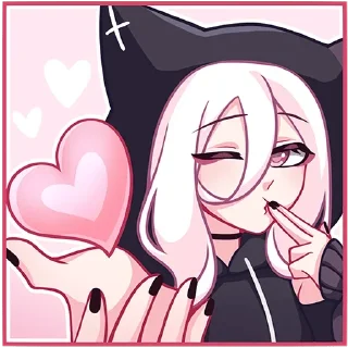 😘 emoji КатШи без надписей Telegram sticker 6 of 48