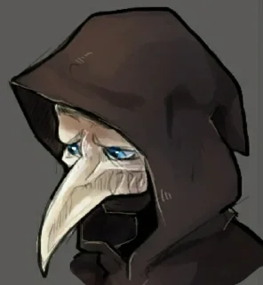 😔 emoji SCP-049 Telegram sticker 15 of 30