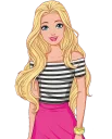 😀 emoji @Beautifulstickers👭barbie and her friends👭 Telegram sticker 13 of 64