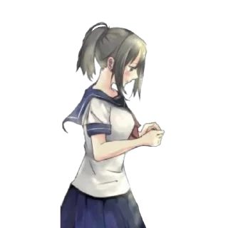 ☺️ emoji 「Ayano Aishi」🖤 Telegram sticker 12 of 36