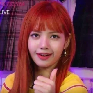 👍 emoji ×~• lisa •~× { @blackpink_stickerr4 } Telegram sticker 5 of 30