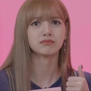 🙁 emoji ♱ʟɪsᴀ࿇@Blackpink_stickerr4 ✟ Telegram sticker 7 of 50