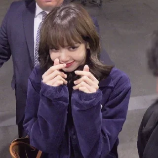 ♥️ emoji ༊ʟɪsᴀ♡ྀུ྇️ @Blackpink_stickerr4  Telegram sticker 17 of 50