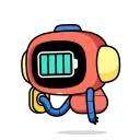 🔌 emoji Clyde Bot | @discord_stickers Telegram sticker 18 of 30