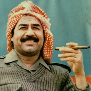 🚬 emoji Saddam Hussein Telegram sticker 9 of 87