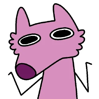 🤷 emoji Stupid Pink Dog 2 Telegram sticker 7 of 35