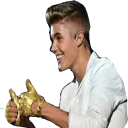 Sticker from Justin Bieber