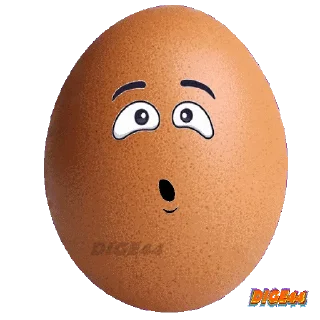 😯 emoji @STIKERFORALL EGGS Telegram sticker 21 of 55