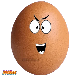 😄 emoji @STIKERFORALL EGGS Telegram sticker 18 of 55