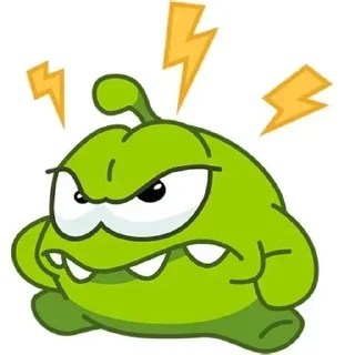 😠 emoji Om Nom Telegram sticker 15 of 42
