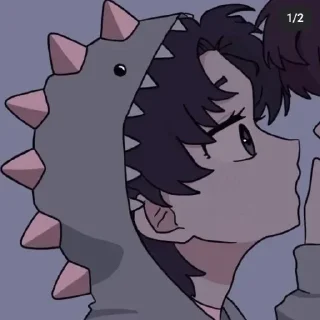 ❤️ emoji COUPLE ANIME(TOMEKI) Telegram sticker 15 of 59