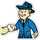 😊 emoji Vault Boy (Fall Out) - S4T.tv Telegram sticker 24 of 52