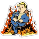 🔥 emoji Vault Boy (Fall Out) - S4T.tv Telegram sticker 21 of 52