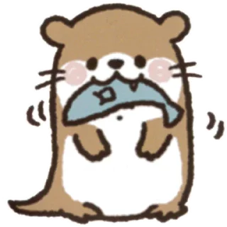 Sticker from Chinese Otters