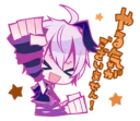 😆 emoji V Flower Sticker Telegram sticker 7 of 42