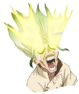 Sticker from Senku