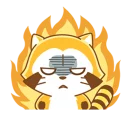 😠 emoji RASCAL @Nekosticker Telegram sticker 8 of 120
