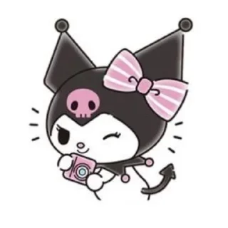 😉 emoji KuromiFans Telegram sticker 19 of 61
