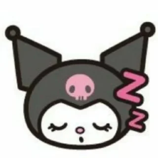 😴 emoji KuromiFans Telegram sticker 9 of 61