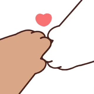 🌟 emoji Mocha and milk 🫶🏻 Telegram sticker 8 of 36