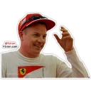 😄 emoji Kimi Räikkönen - F1iran.com Telegram sticker 17 of 22