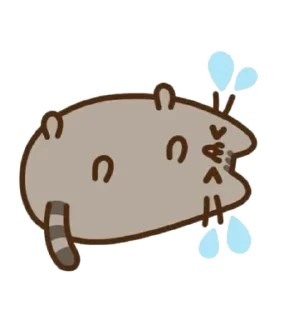 😂 emoji pusheen cat Telegram sticker 5 of 70