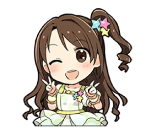 😉 emoji Cinderella Girls Cute Telegram sticker 5 of 42