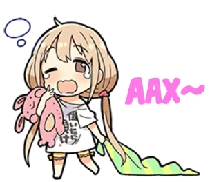 😴 emoji Cinderella Girls Cute Telegram sticker 8 of 42