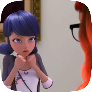 💗 emoji Marinette @CenterOfSticker Telegram sticker 16 of 20